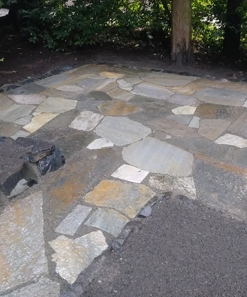 Stone Patios and Walkways in Bellevue